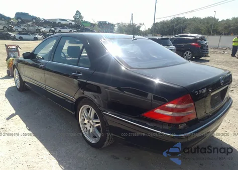 2001 Mercedes-Benz S-Class Base (A5) z USA, uszkodzony, nr VIN WDBNG75J11A221435